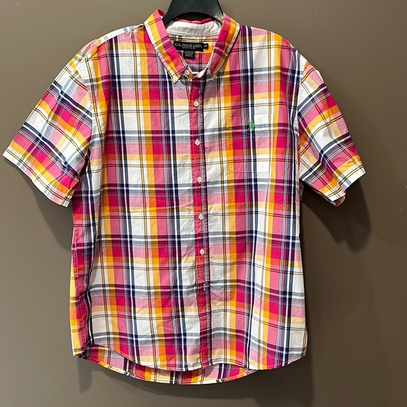 U.S. Polo Assn. Other - U.S POLO ASSN plaid buttons one Mens shirts XXL- NWT